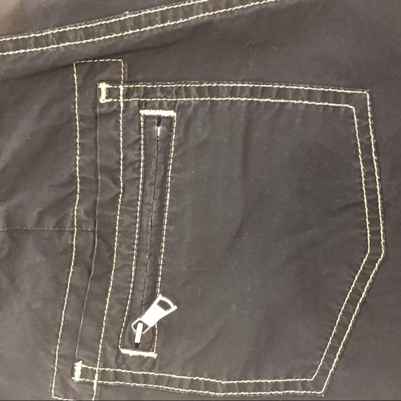 .Signal Clothing black detailed cotton shorts Runs Small More like a 4 US - Picture 11 of 12